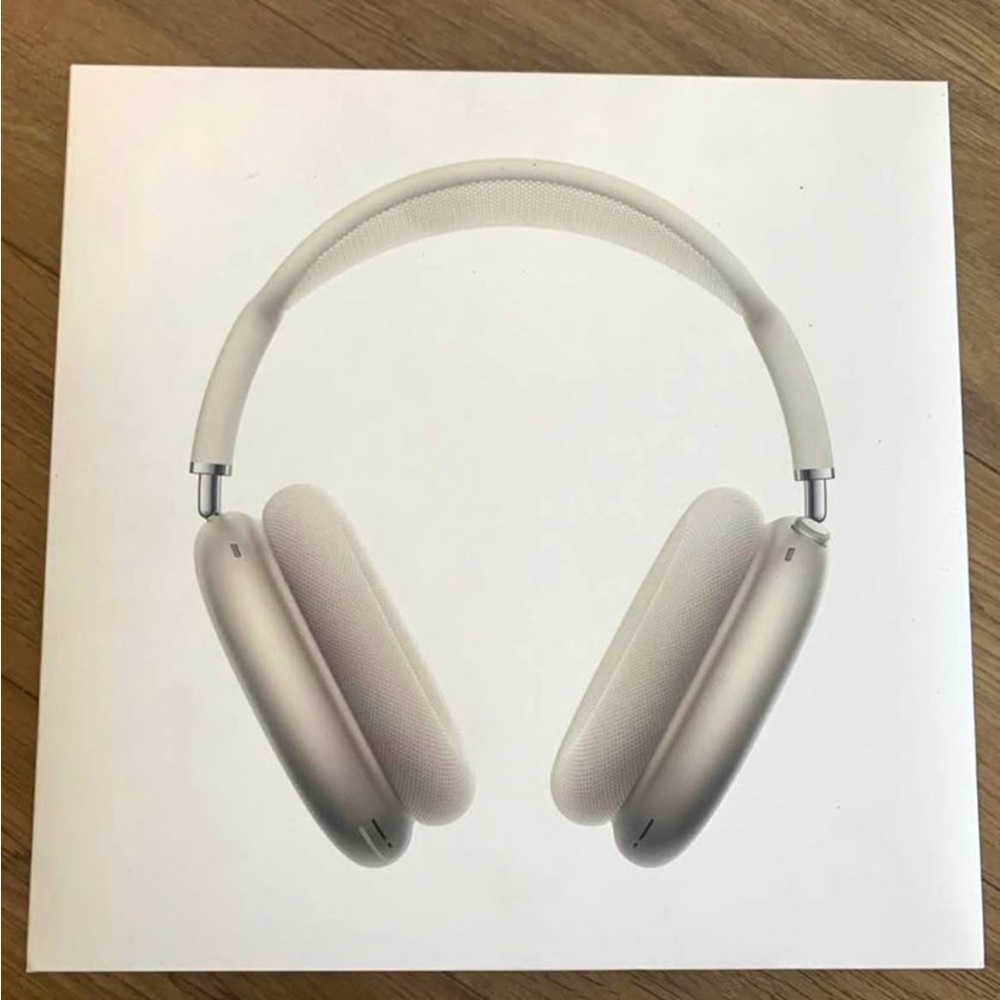 Apple Sleek Silver Over-Ear Headphones